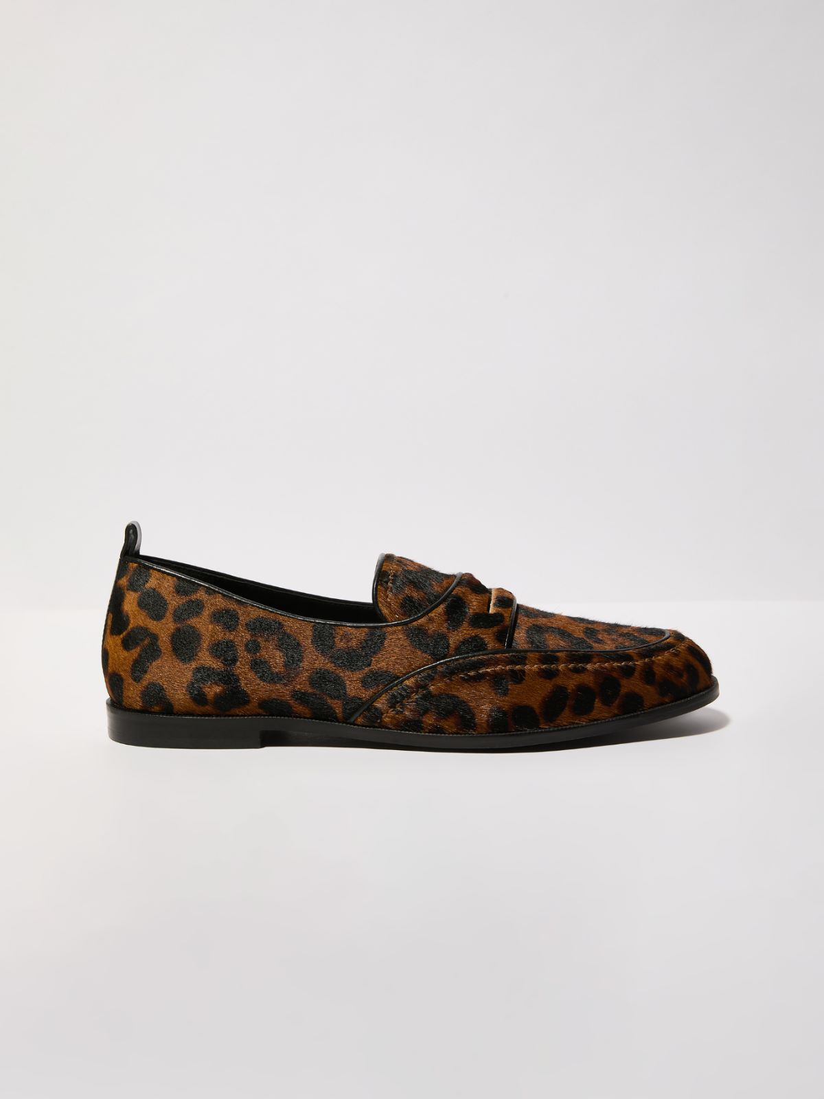 Spotted calf hair loafers - CAMEL - MAX&Co. - 6