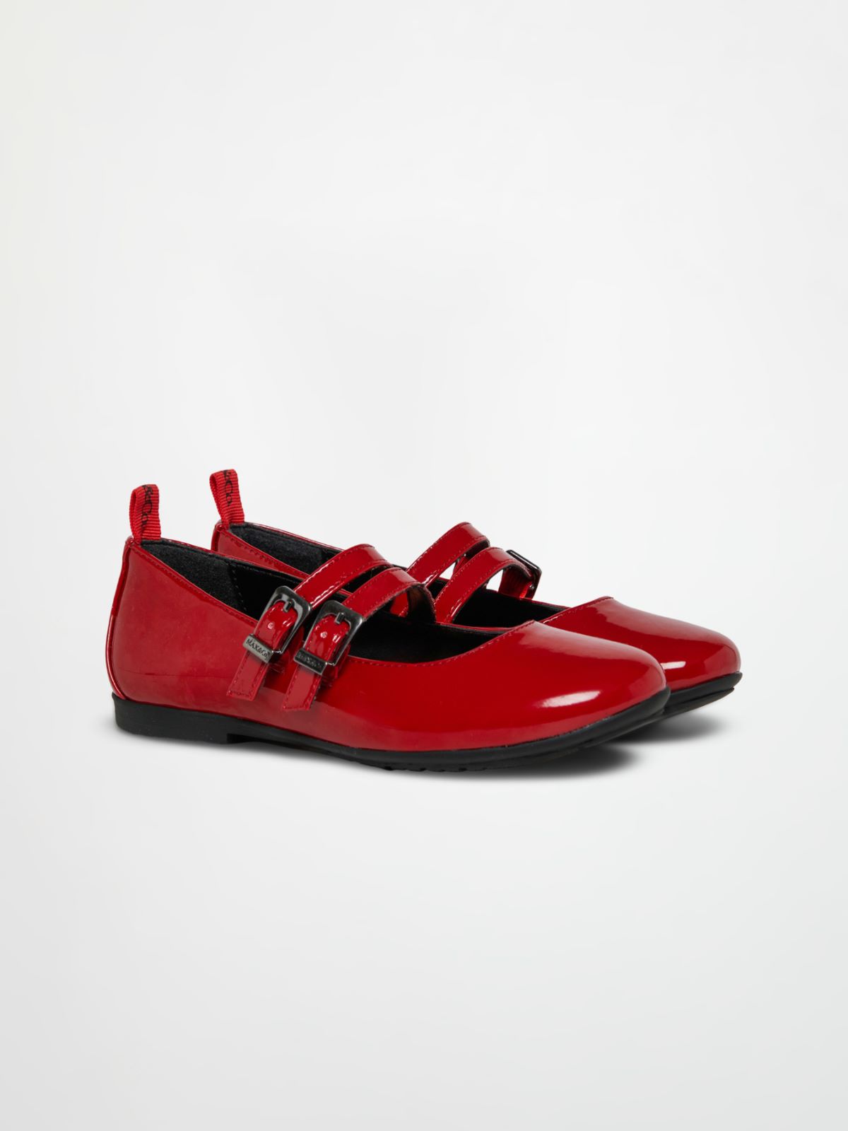 Ballerines vernies à double bride KID - ROUGE - MAX&Co. - 3