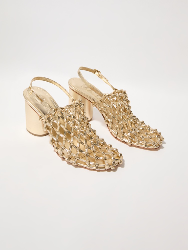 Laminated braided mules - MAX&Co. - 2