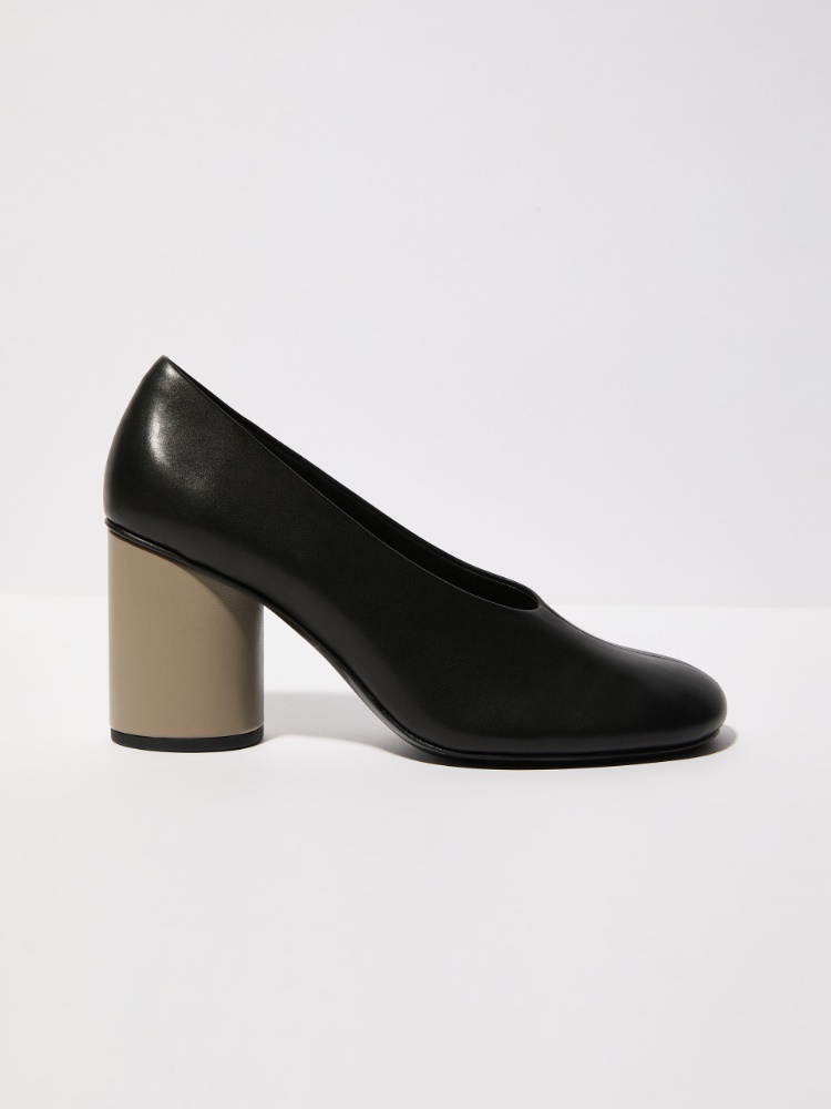 Lederpumps im Colorblocking-Design - SCHWARZ - MAX&Co. - 6
