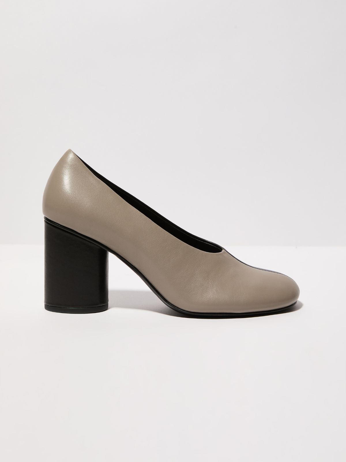 Lederpumps im Colorblocking-Design - SCHWARZ - MAX&Co. - 6