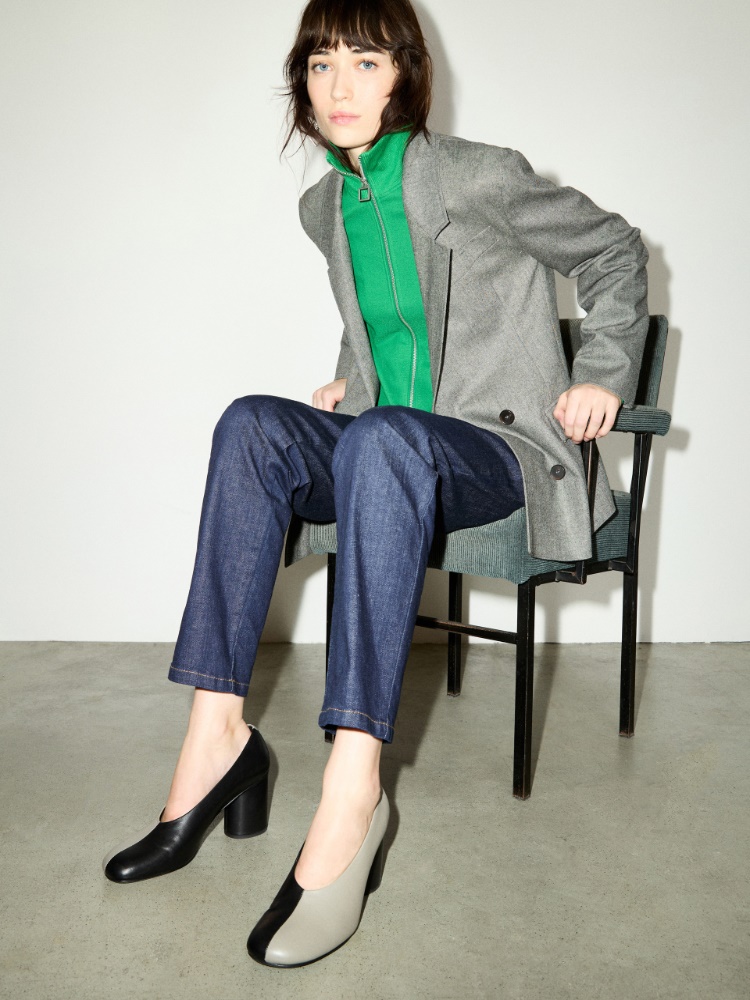 Lederpumps im Colorblocking-Design - SCHWARZ - MAX&Co. - 4