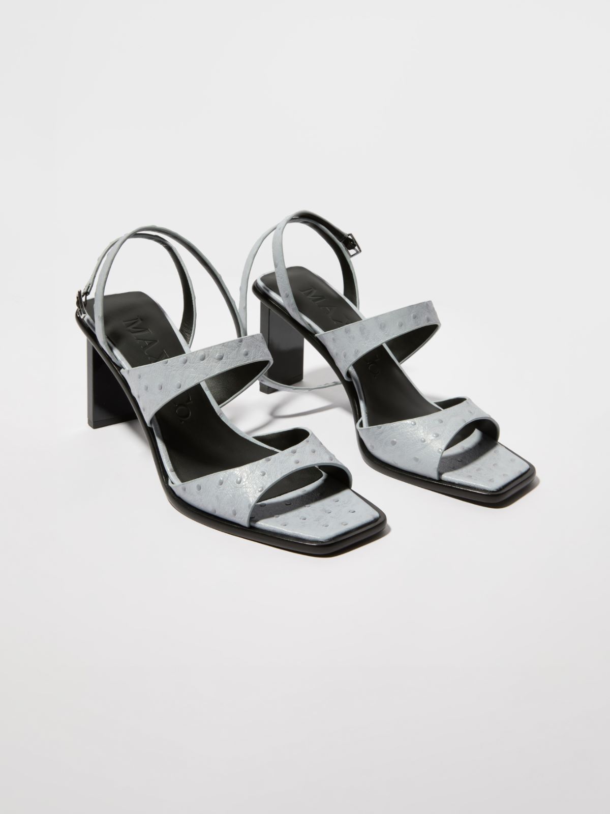 Textured leather sandals - AVIO - MAX&Co.