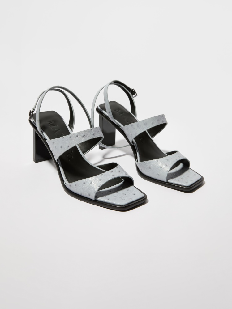 Textured leather sandals - MAX&Co. - 2