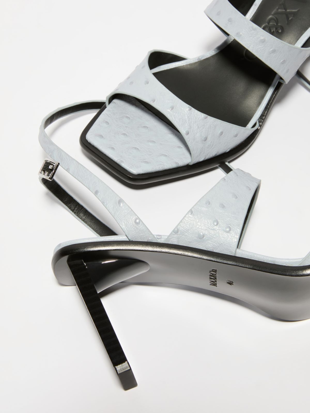 Textured leather sandals - AVIO - MAX&Co.