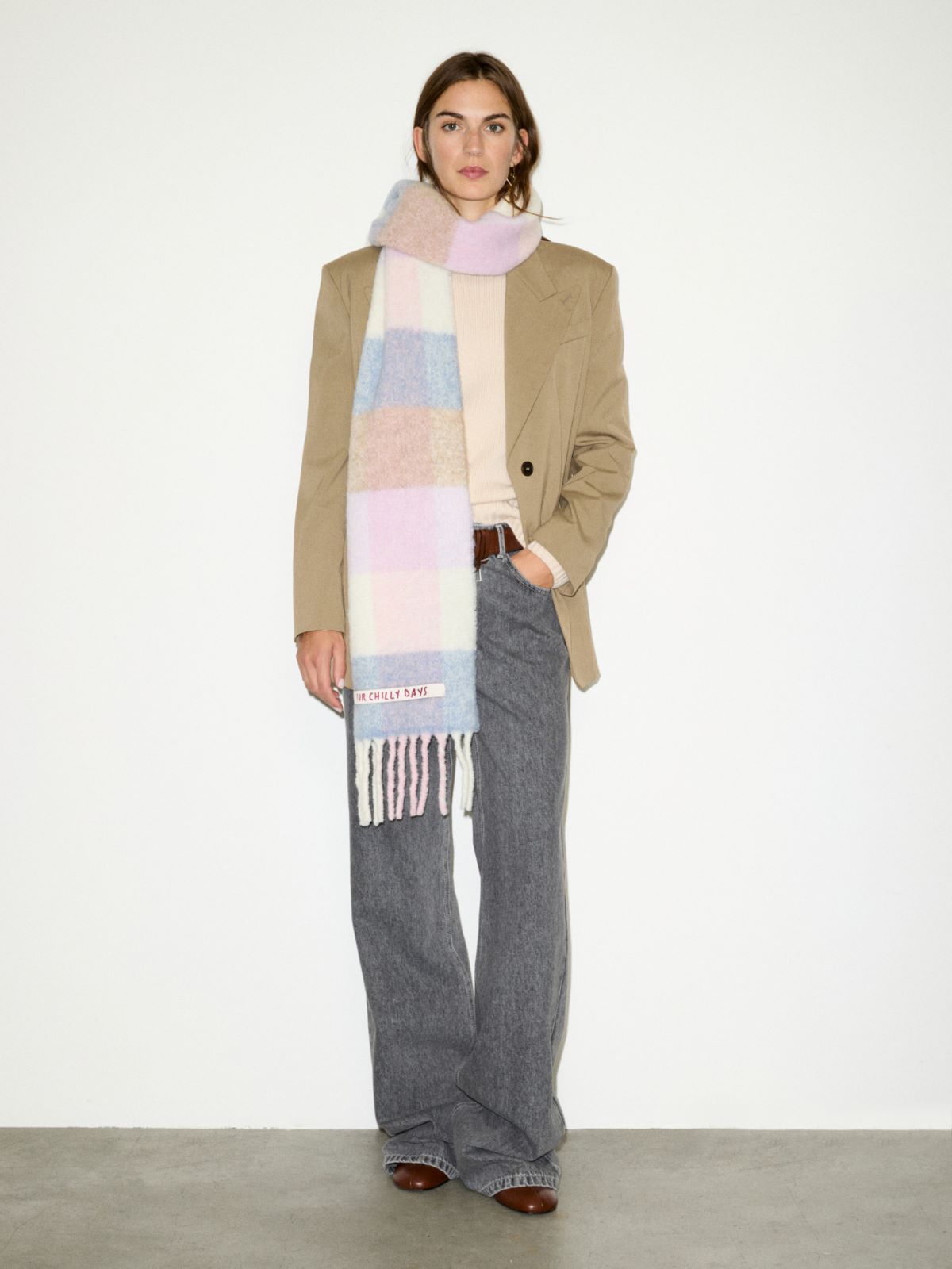 P. Terzini &Co.llaboration scarf - PINK - MAX&Co. - 4
