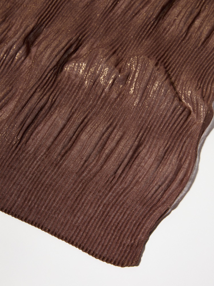 Laminated pleated gauze stole - MAX&Co. - 3