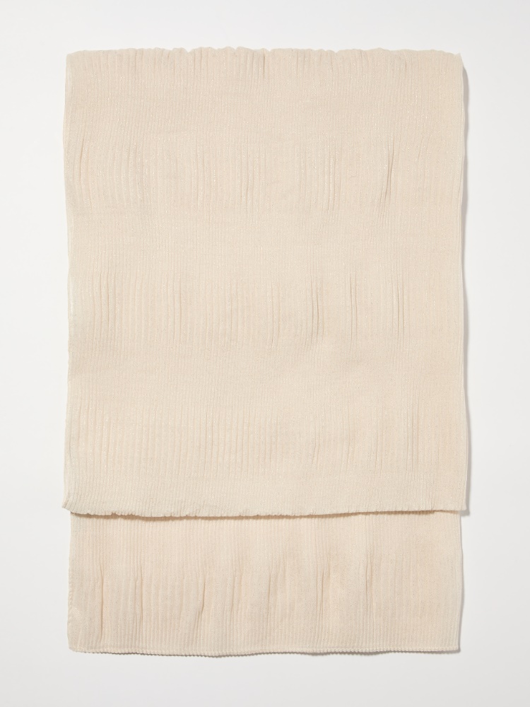 Laminated pleated gauze stole - MAX&Co. - 3