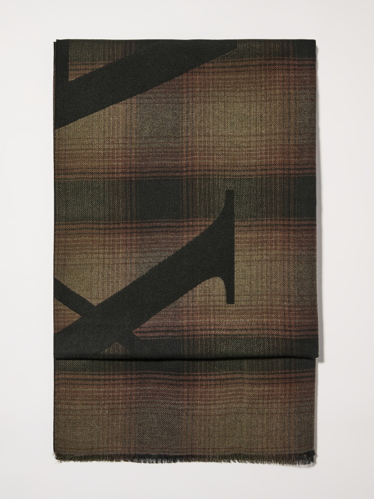 Jacquard logo stole - MAX&Co. - 2