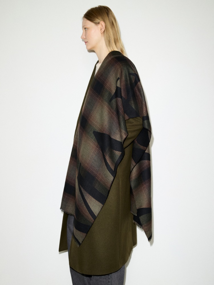 Jacquard logo stole - MAX&Co.