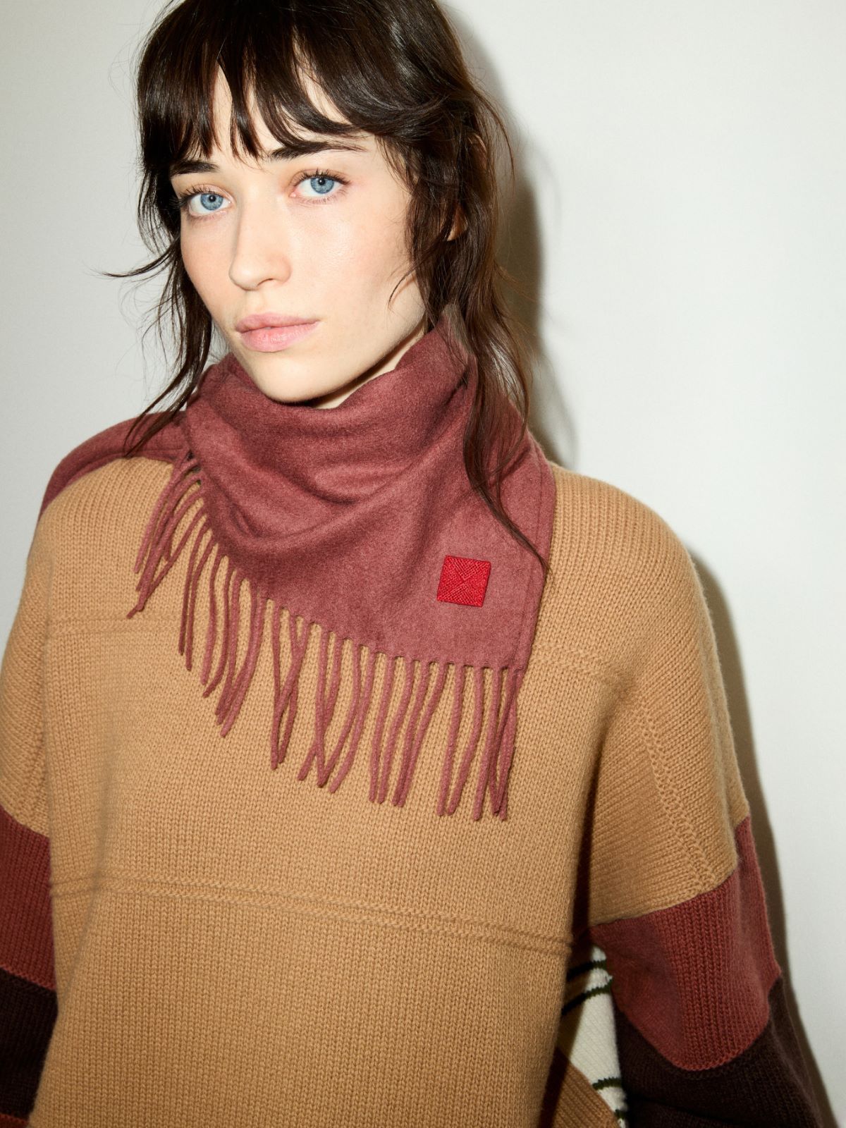 Wool and cashmere scarf - FARD - MAX&Co.