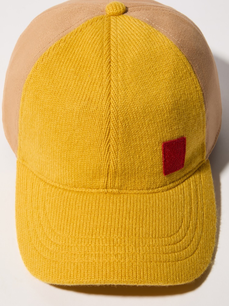 Canvas and knit baseball cap - MAX&Co. - 2