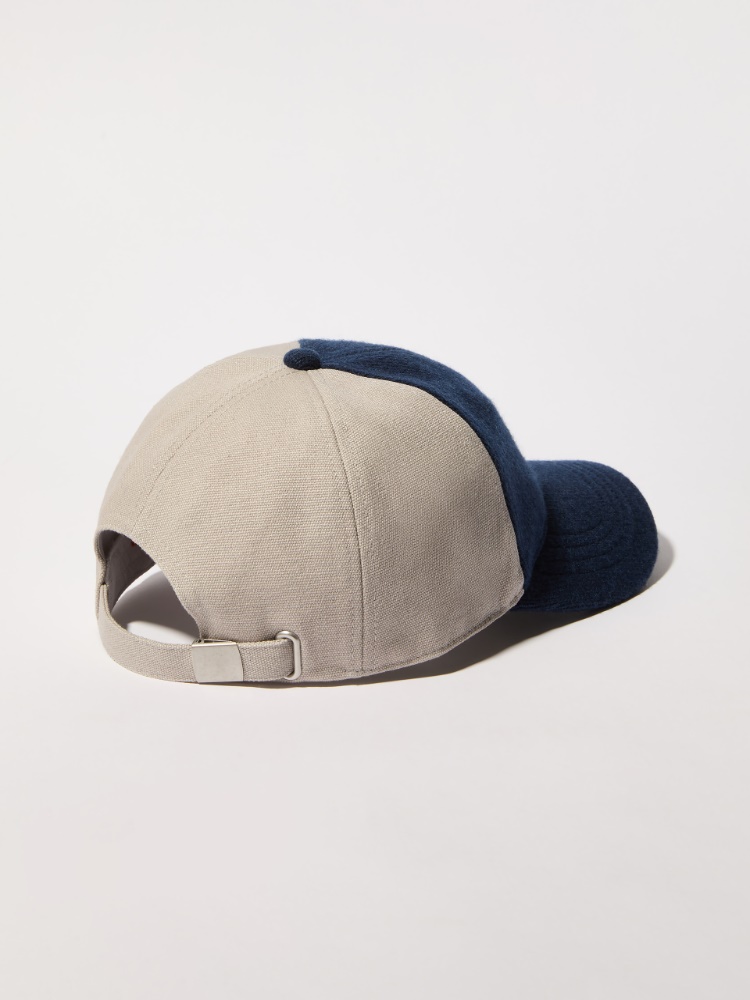 Canvas and knit baseball cap - MAX&Co. - 3