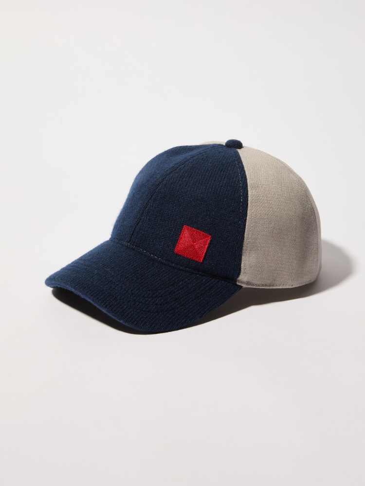Canvas and knit baseball cap - MAX&Co.