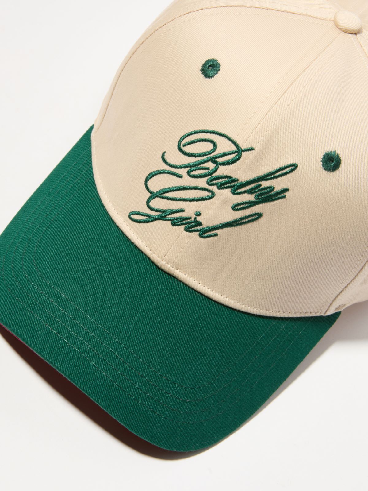 Embroidered baseball cap - CREAM - MAX&Co.