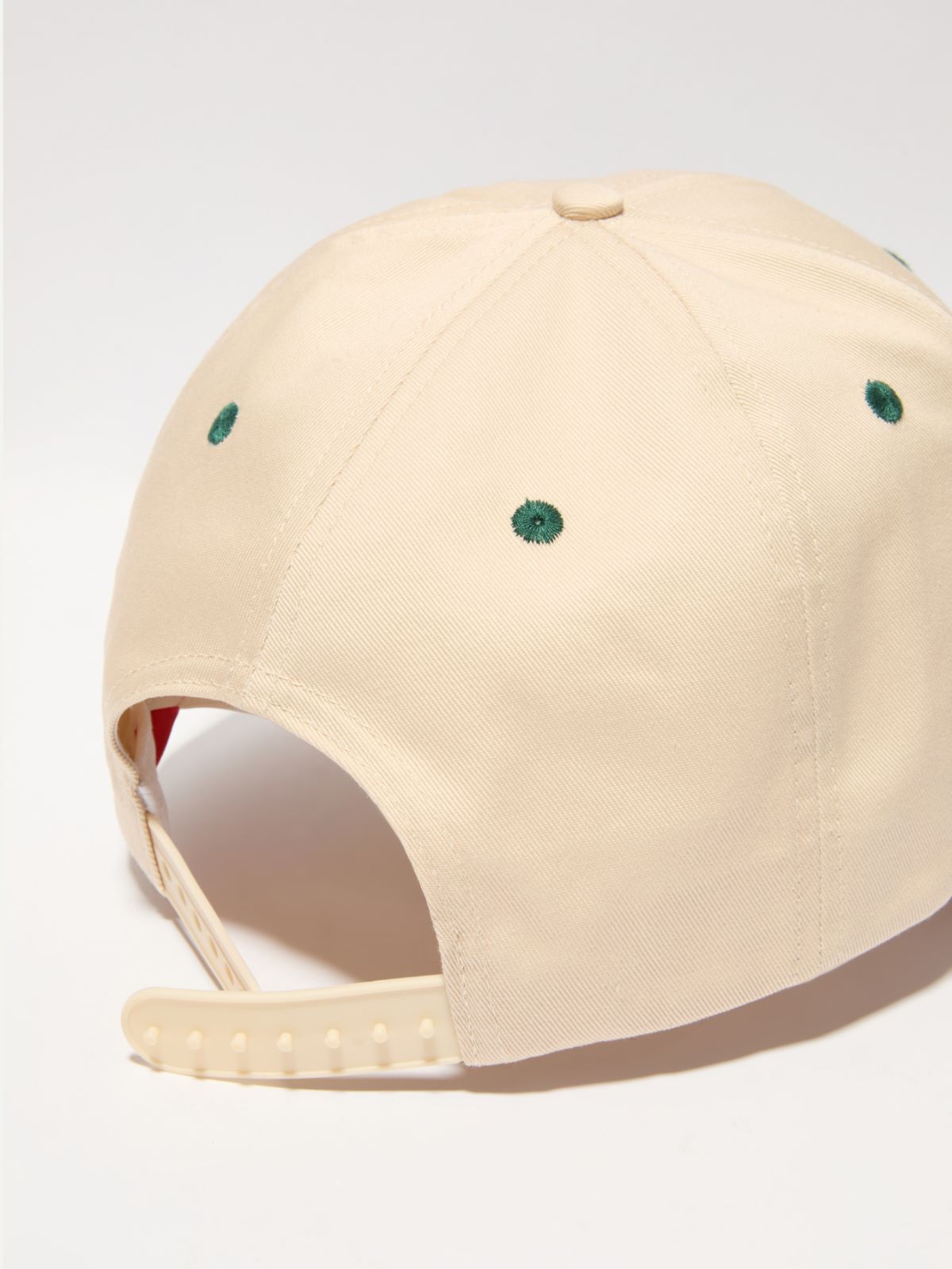 Embroidered baseball cap - CREAM - MAX&Co.