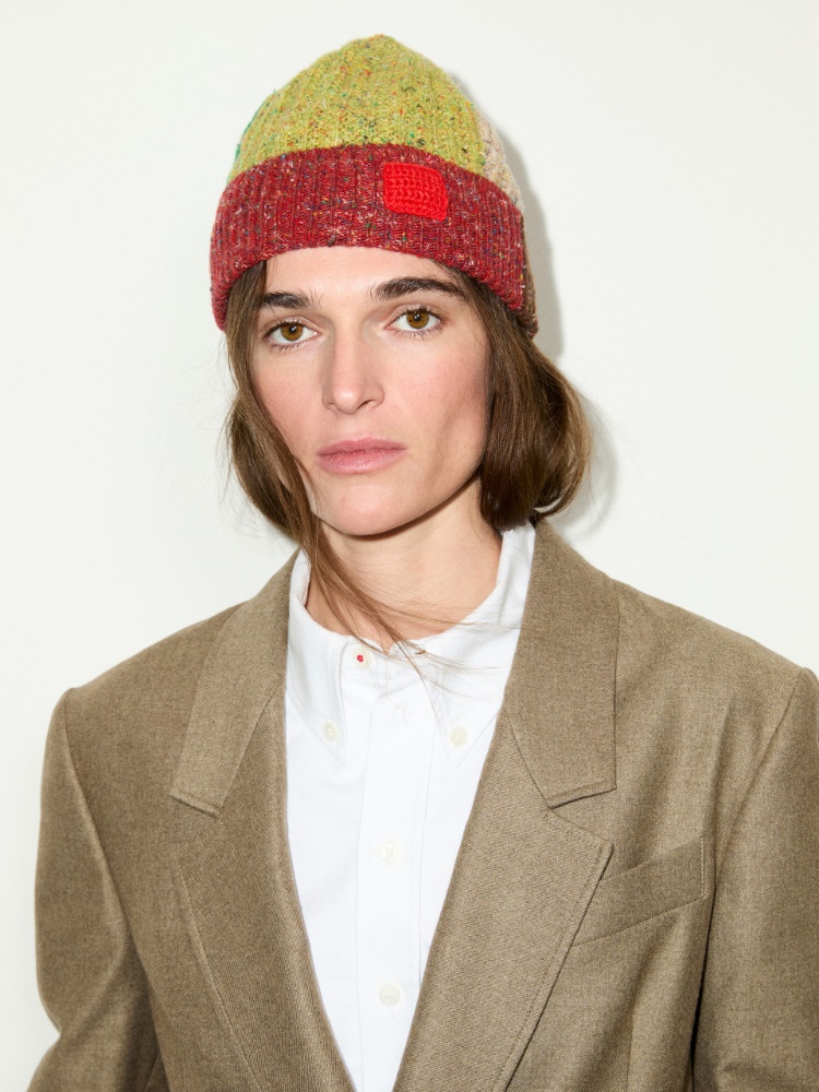 Colour-blocked wool beanie hat - MAX&Co. - 3