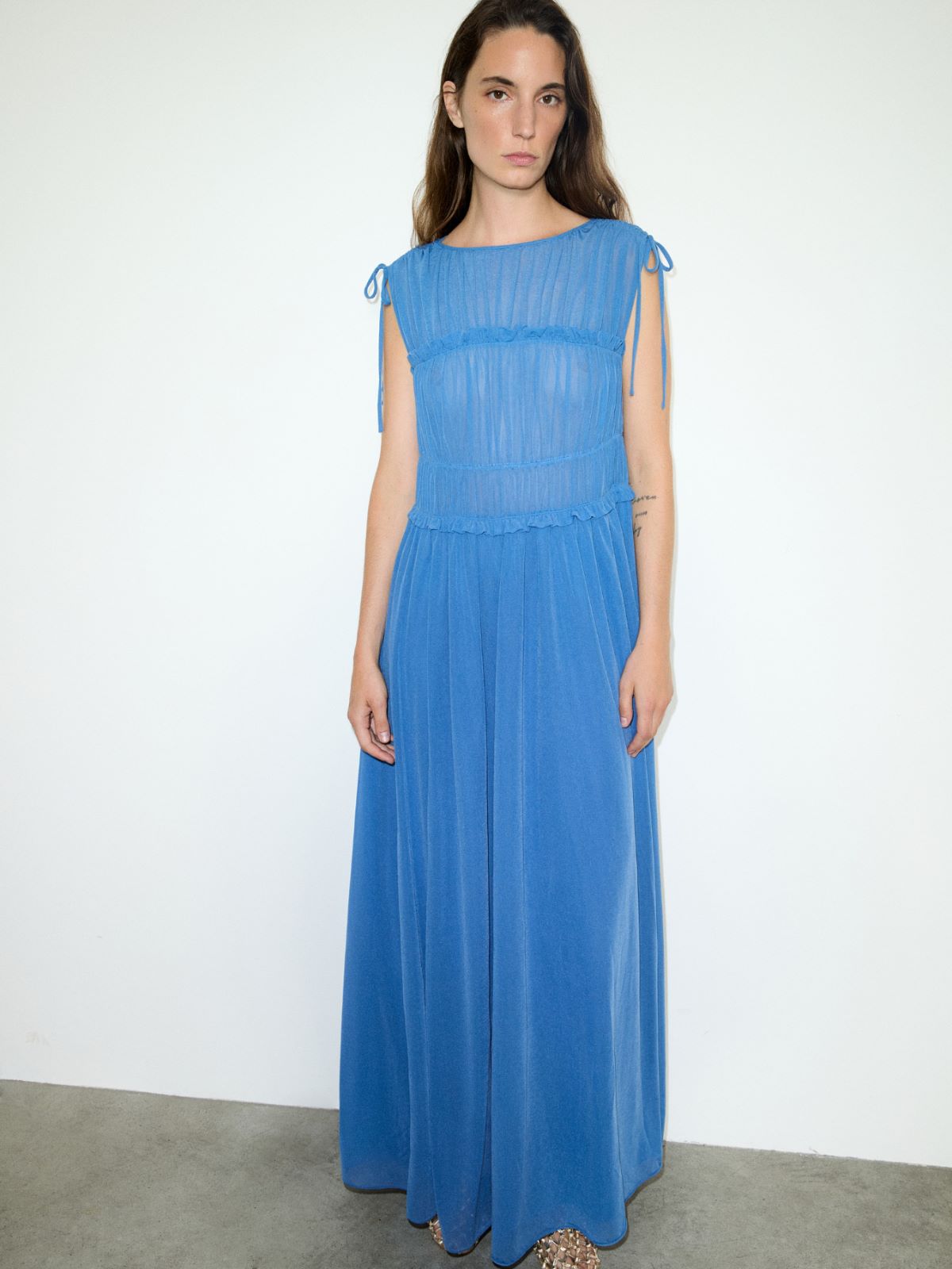 Jersey maxi dress - DEEP BLUE - MAX&Co.