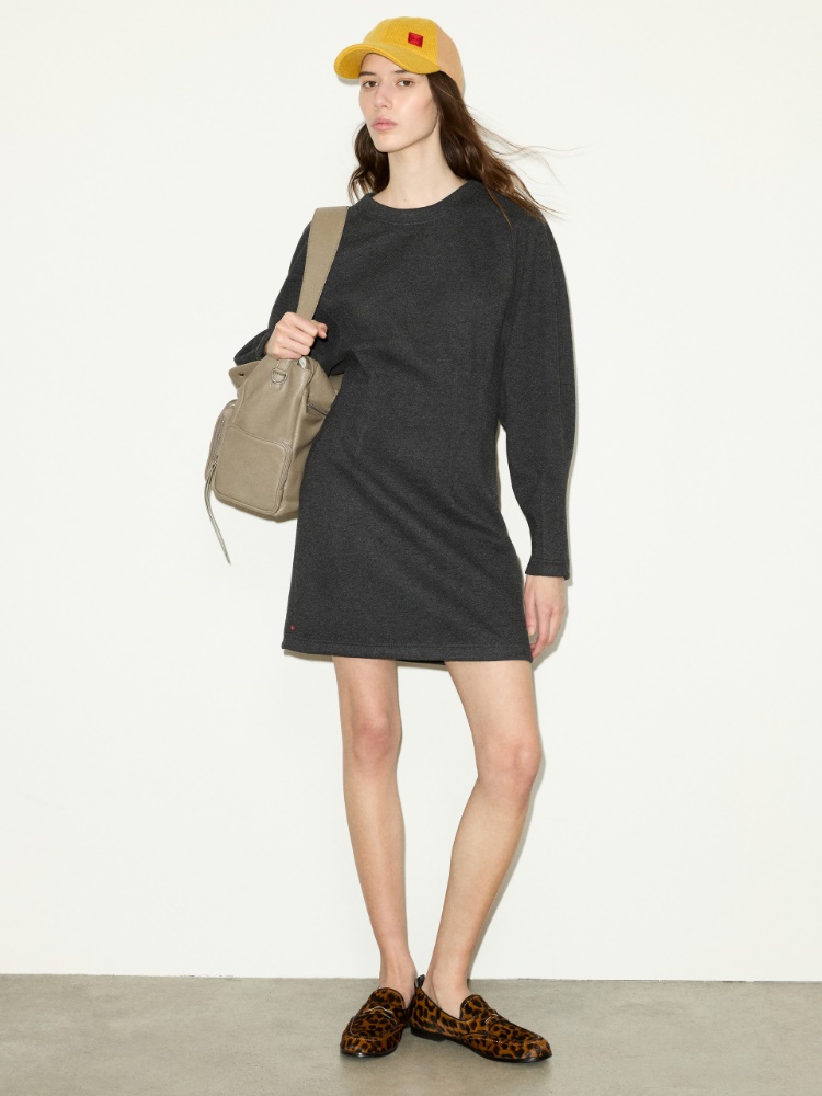 Flannel-jersey mini dress - MAX&Co. - 4