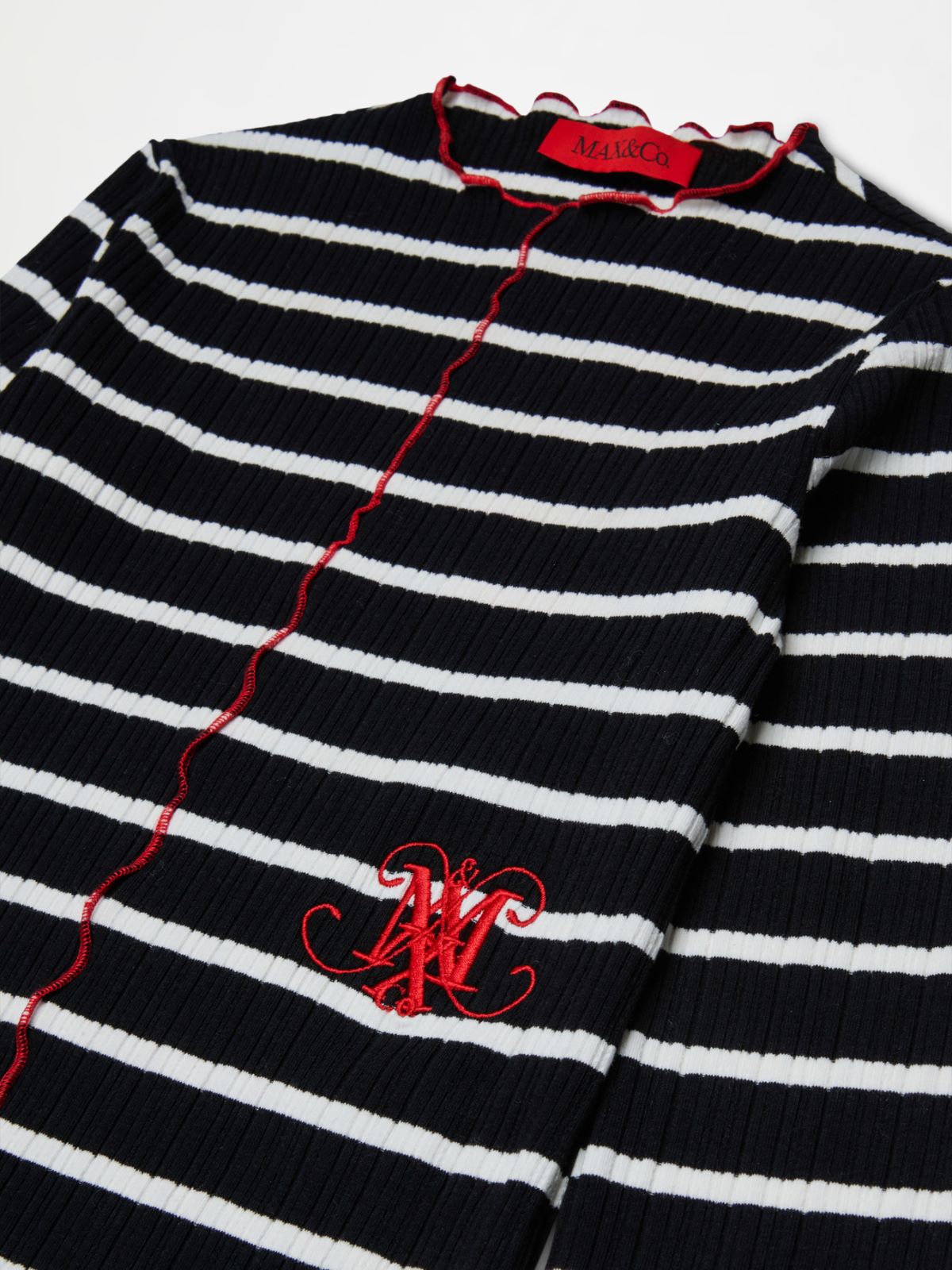 Striped dress with logo KID - BLACK - MAX&Co. - 3