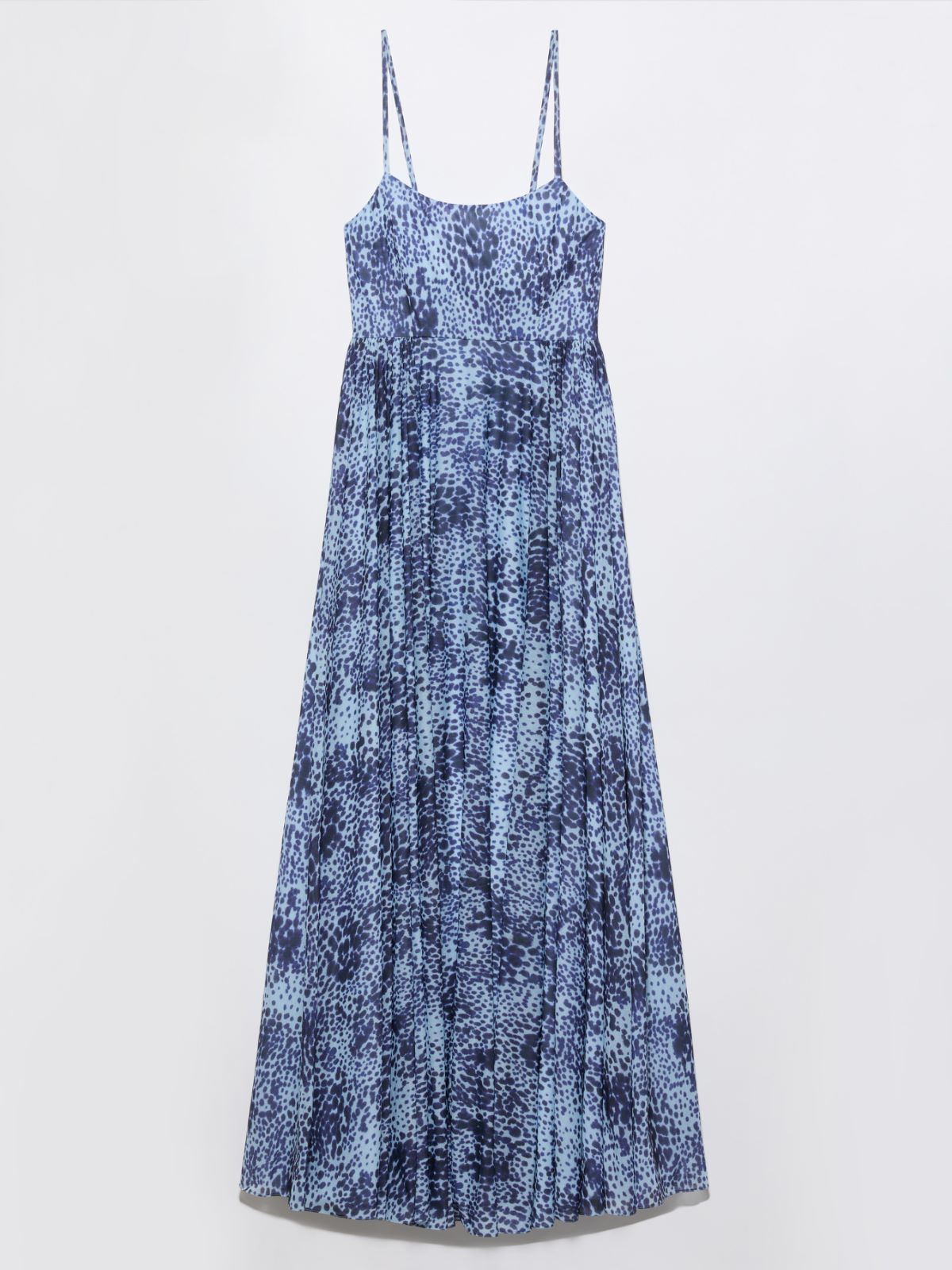 Spotted jersey maxi dress - LIGHT BLUE - MAX&Co.