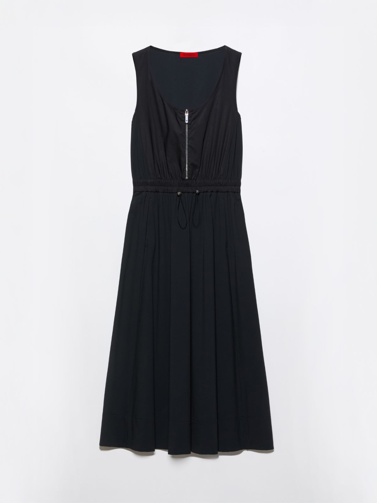 Technical-jersey midi dress - BLACK - MAX&Co.