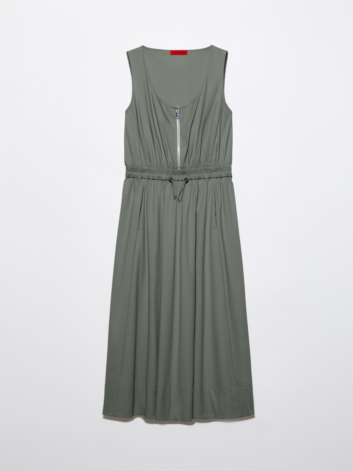Technical-jersey midi dress - KAKI - MAX&Co.