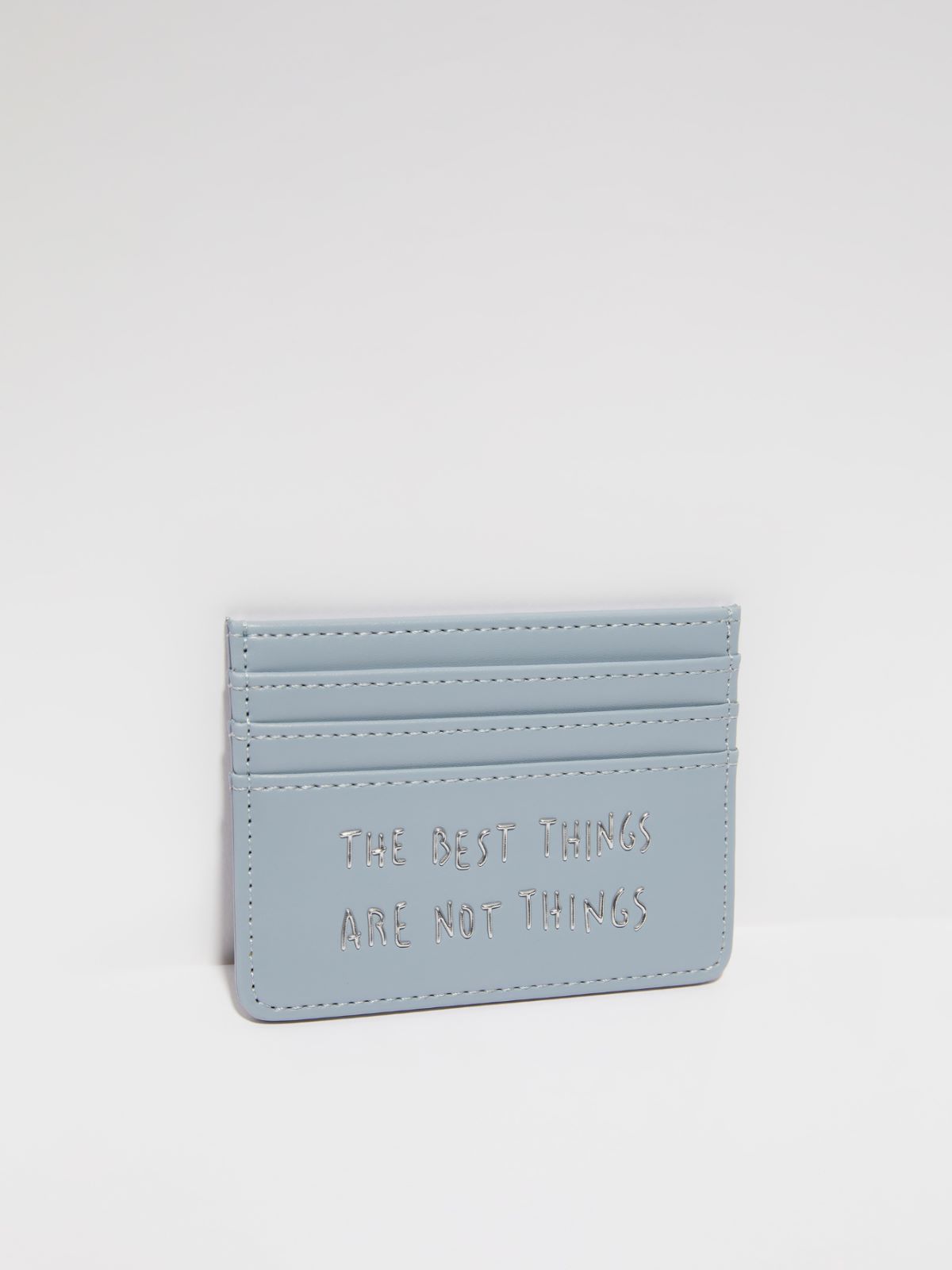 Porte-cartes P. Terzini &Co.llaboration - BLEU CIEL - MAX&Co.