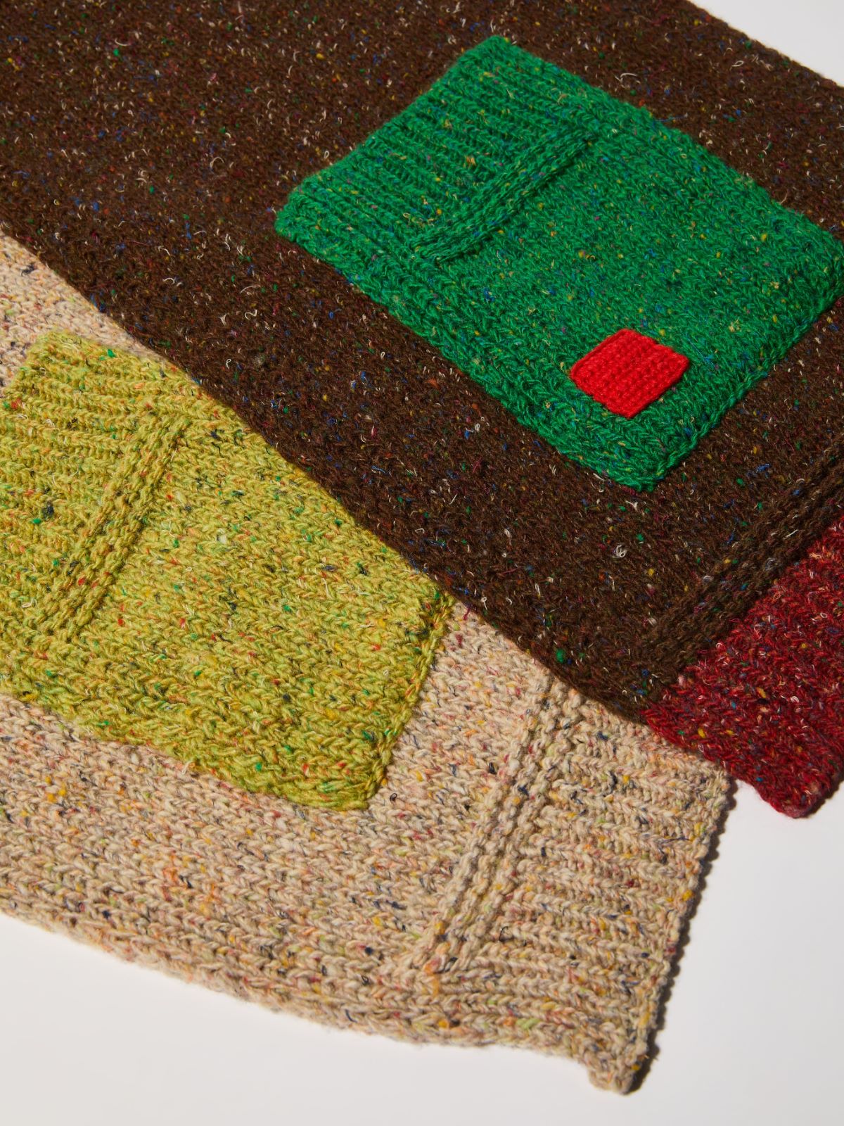 Wool-tweed scarf - GREEN - MAX&Co. - 3