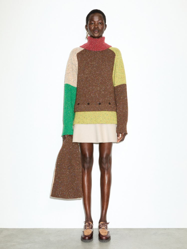Wool-tweed scarf - MAX&Co. - 4