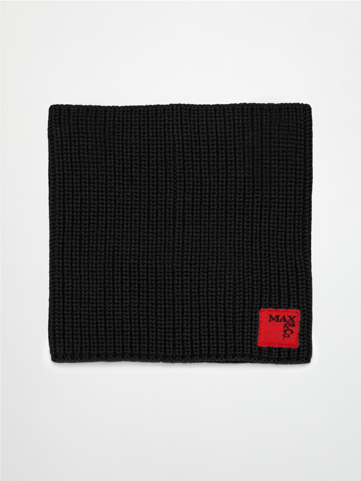 Col en maille de laine avec patch KID - NOIR - MAX&Co.
