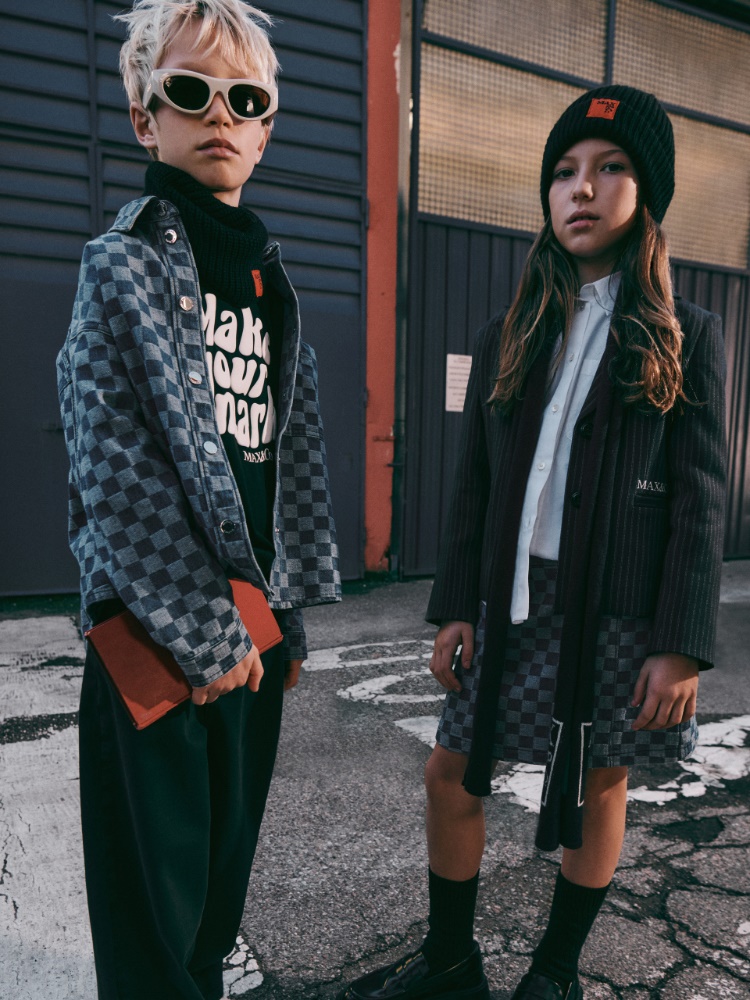 Col en maille de laine avec patch KID - NOIR - MAX&Co. - 4