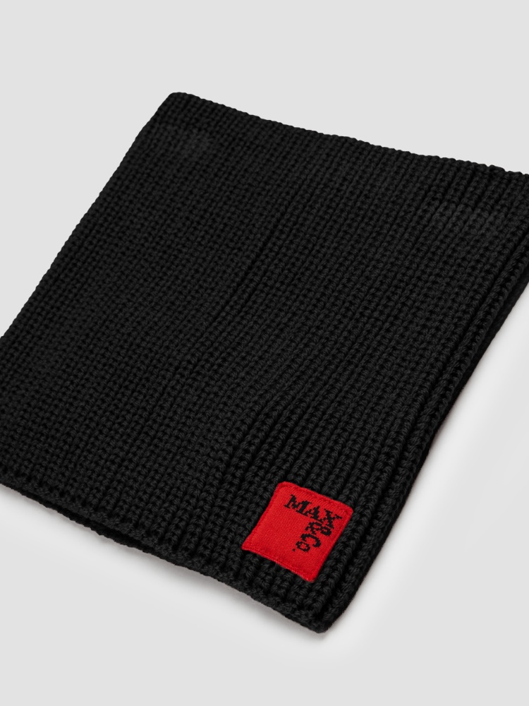Col en maille de laine avec patch KID - NOIR - MAX&Co. - 3