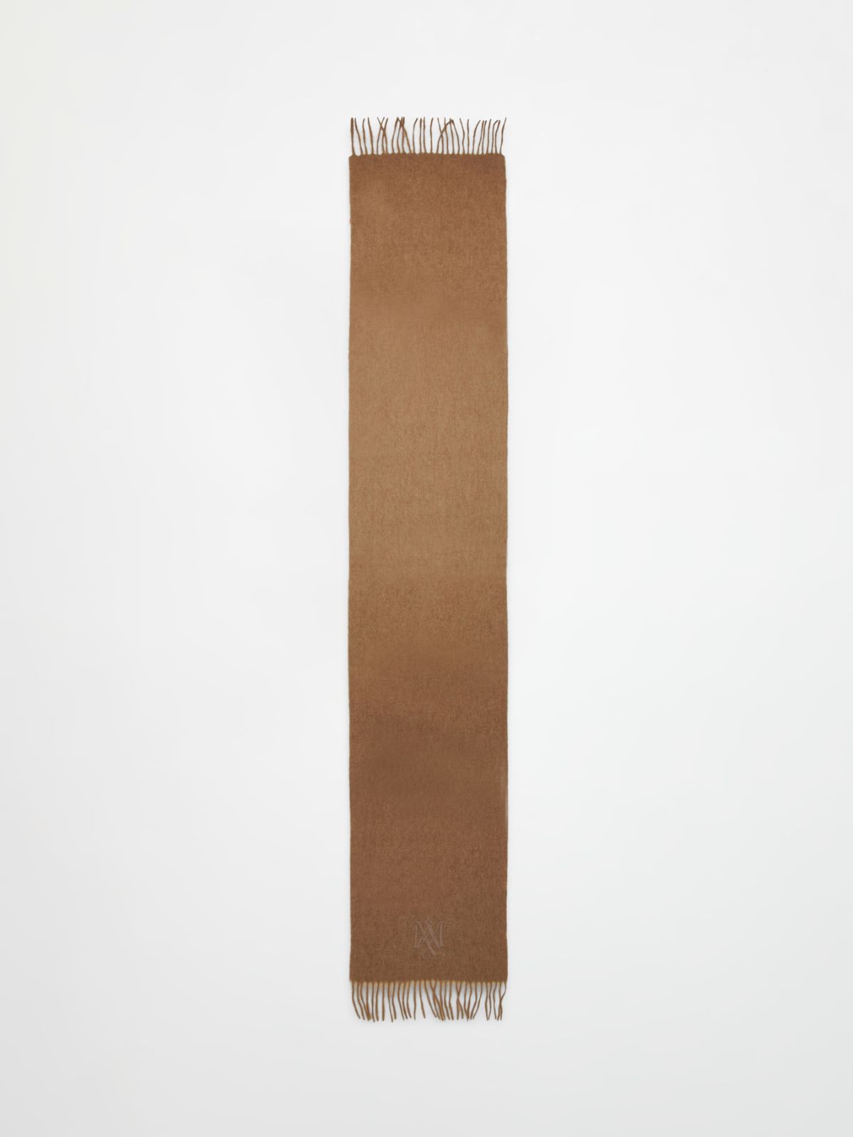 Wool scarf with embroidered logo KID - BEIGE - MAX&Co. - 2