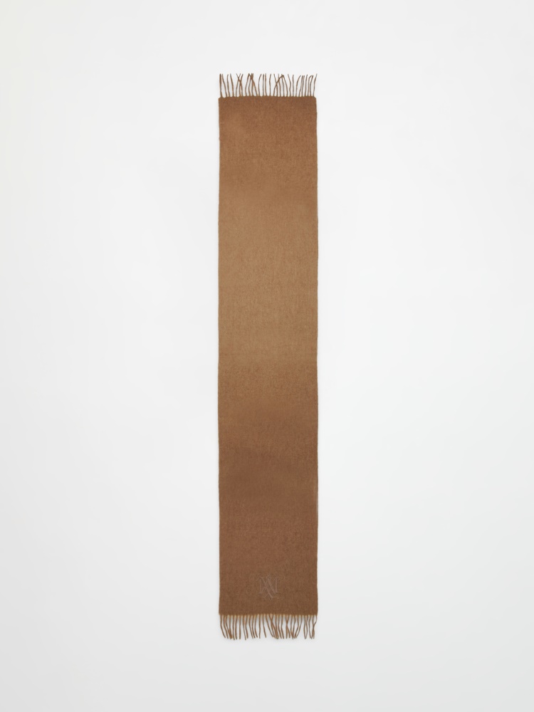 Wool scarf with embroidered logo KID - MAX&Co. - 2