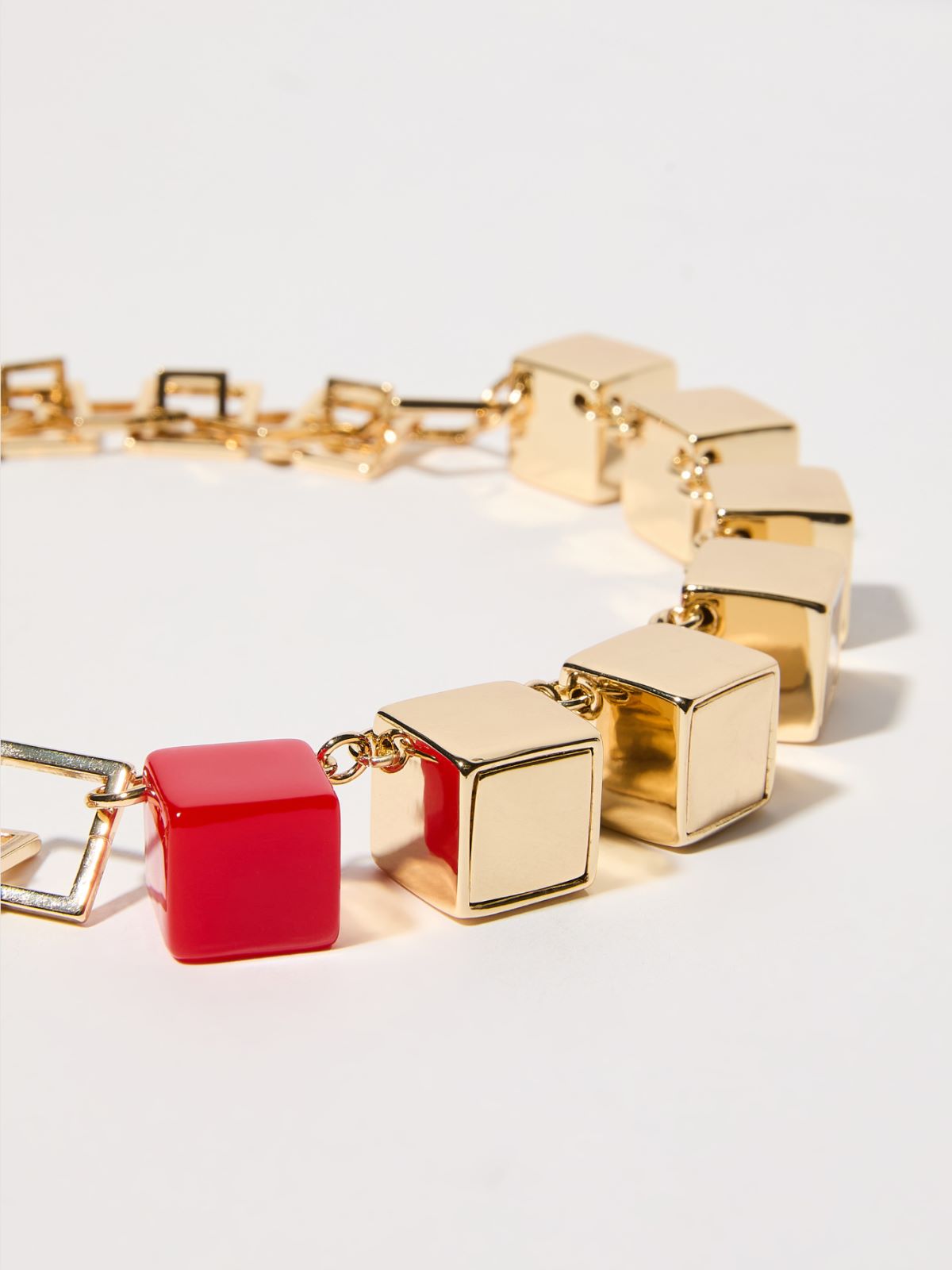 Metal and resin necklace - GOLD - MAX&Co. - 2
