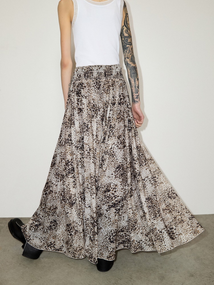 Spotted jersey circle skirt - MAX&Co. - 2