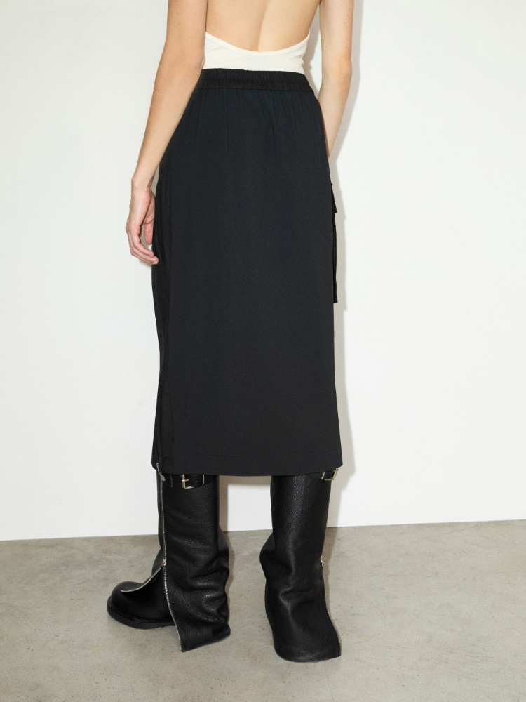 Technical-jersey pencil skirt - MAX&Co. - 2