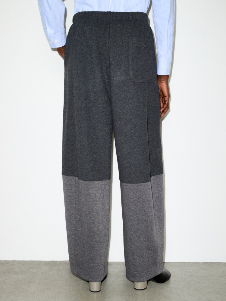 Wide-leg flannel-jersey trousers - MAX&Co. - 2