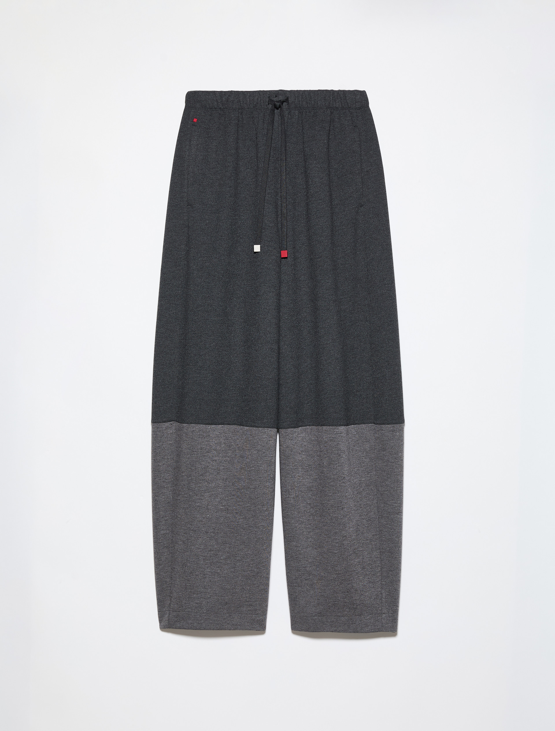 Wide-leg flannel-jersey trousers - MAX&Co.