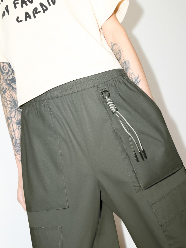 Technical-jersey cargo trousers - MAX&Co. - 4
