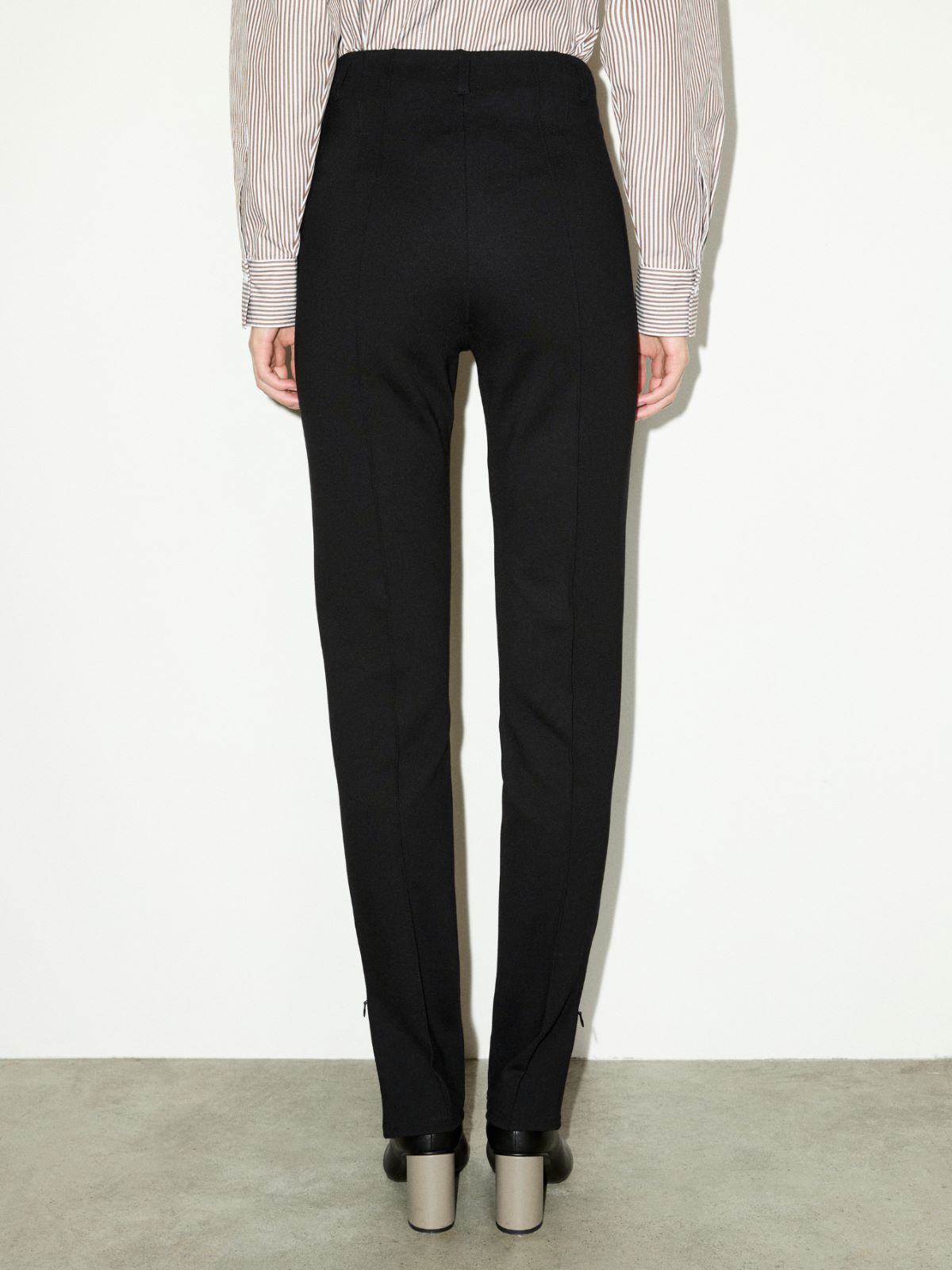 Skinny technical-jersey trousers - BLACK - MAX&Co. - 2