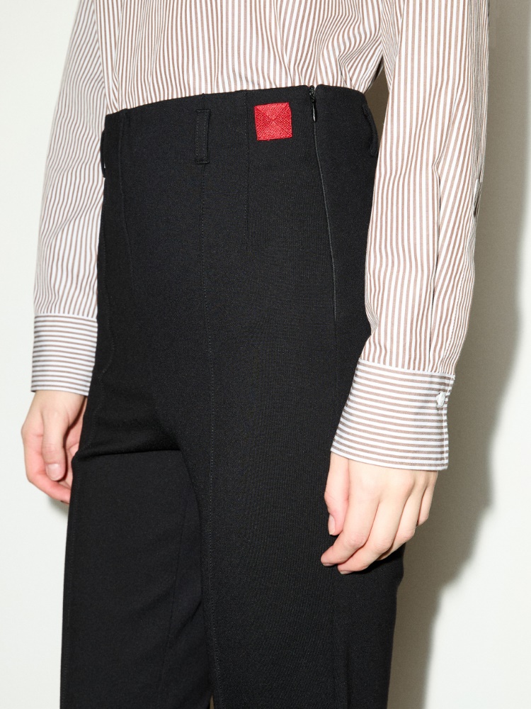 Skinny technical-jersey trousers - BLACK - MAX&Co. - 3