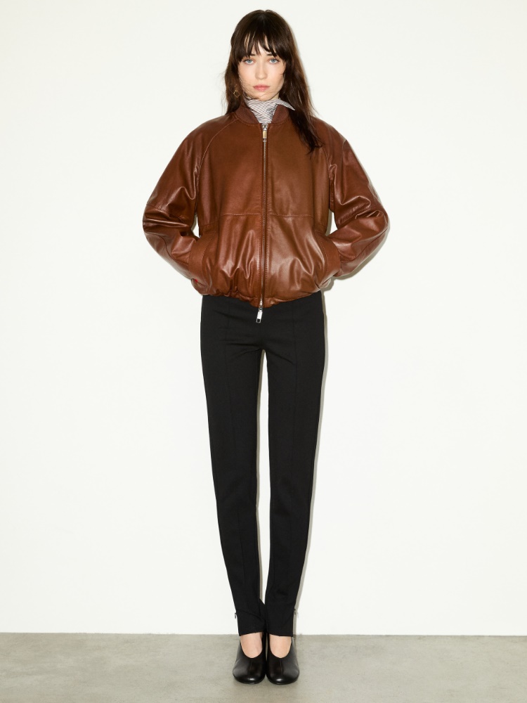 Skinny technical-jersey trousers - BLACK - MAX&Co. - 5