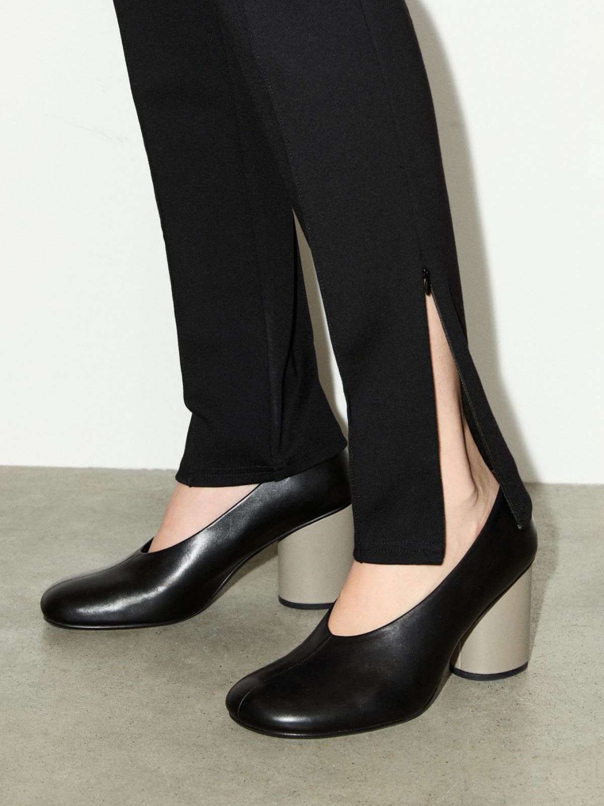 Skinny technical-jersey trousers - BLACK - MAX&Co. - 4