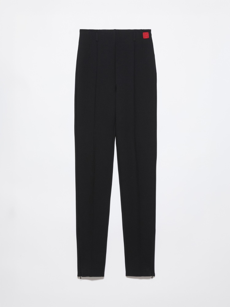 Skinny technical-jersey trousers - BLACK - MAX&Co. - 6