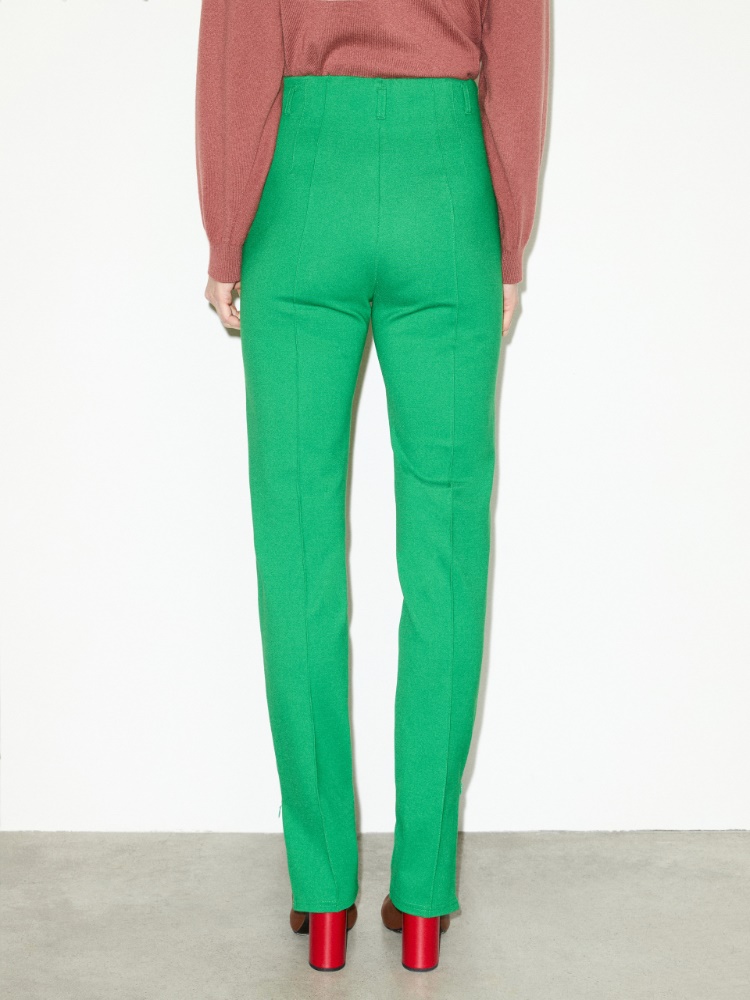 Pantalon en jersey technique fin - VERT - MAX&Co. - 2