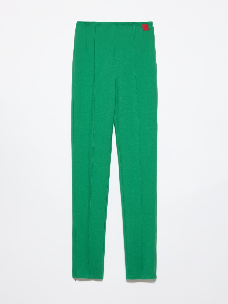 Pantalon en jersey technique fin - VERT - MAX&Co. - 6