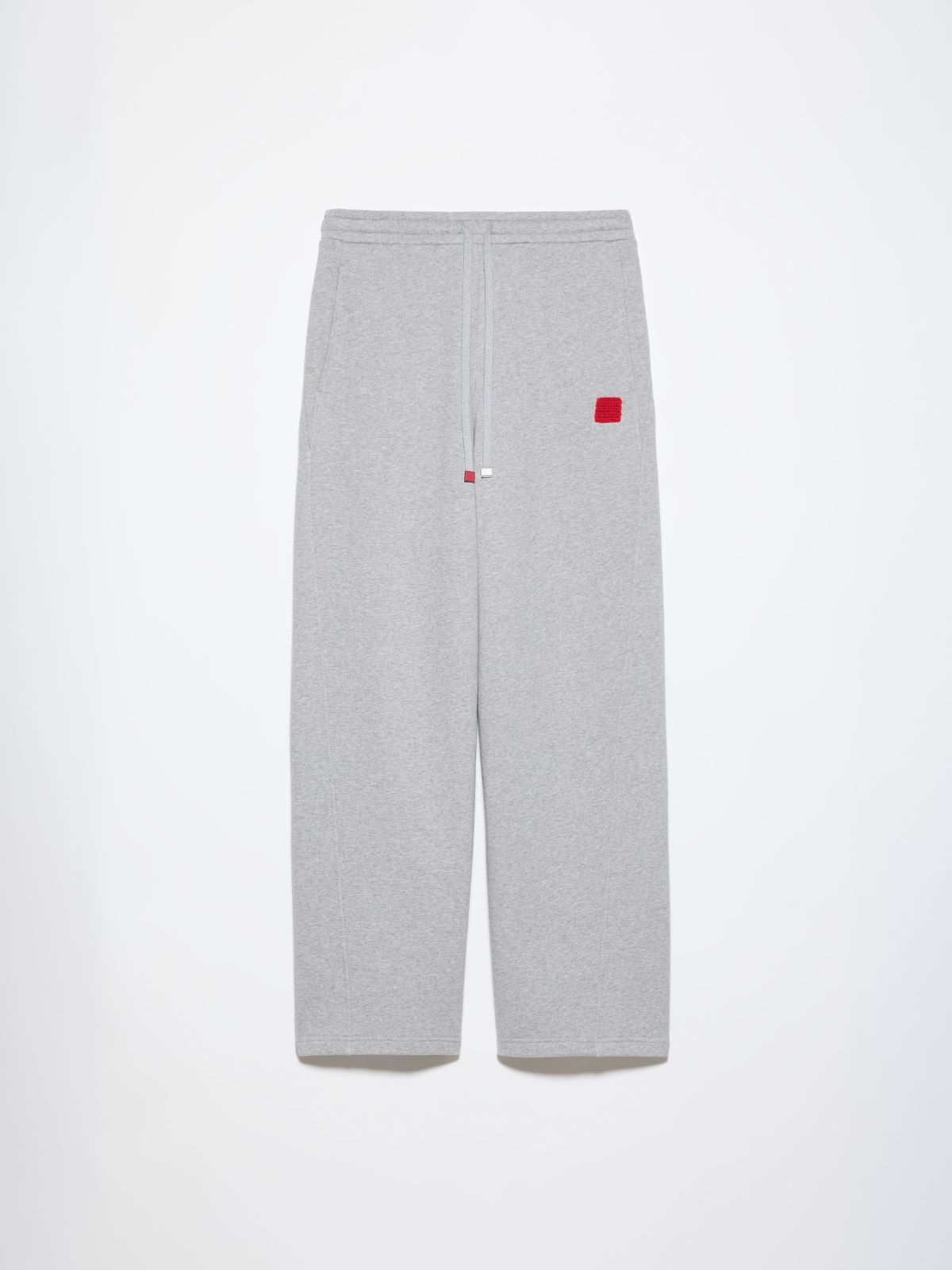 Pantalon de jogging en polaire de coton - GRIS MELANGE - MAX&Co. - 6