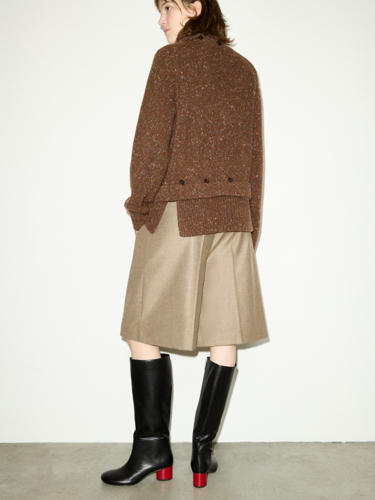 Midi-heeled leather boots - MAX&Co. - 4